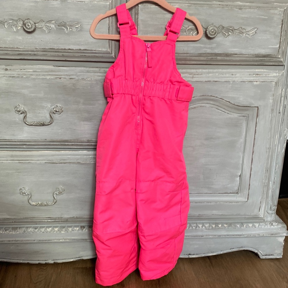 CAT & JACK // pink snow overalls